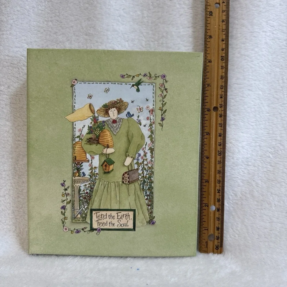 Tend the Earth Feed the Soul Garden Hardcover Journal Organizer w/ Pockets